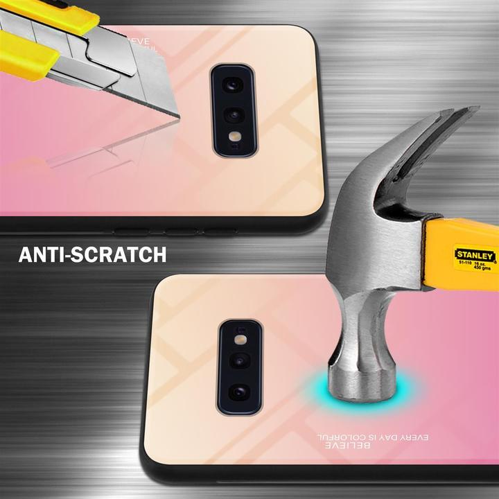 Productafbeelding Cadorabo TPU 2 kleuren glasdekking (Samsung Galaxy S10e)