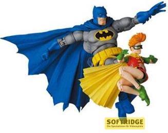 Image du produit Medicom Batman - Le Retour du Chevalier Noir MAF EX Figurines Batman Version Bleue & Robin 11- 16 cm