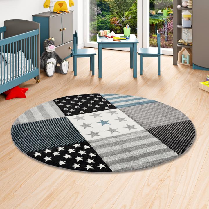 Actual product image Pergamon Kids and Youth Carpet Maui Stars Round (Ø 120 cm)