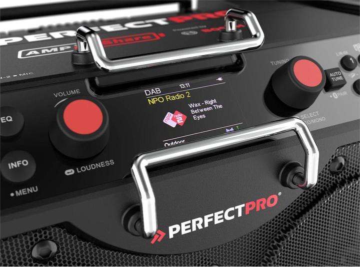 Actual product image PerfectPro Rockhart 18V (DAB+, VHF, Bluetooth, NFC)