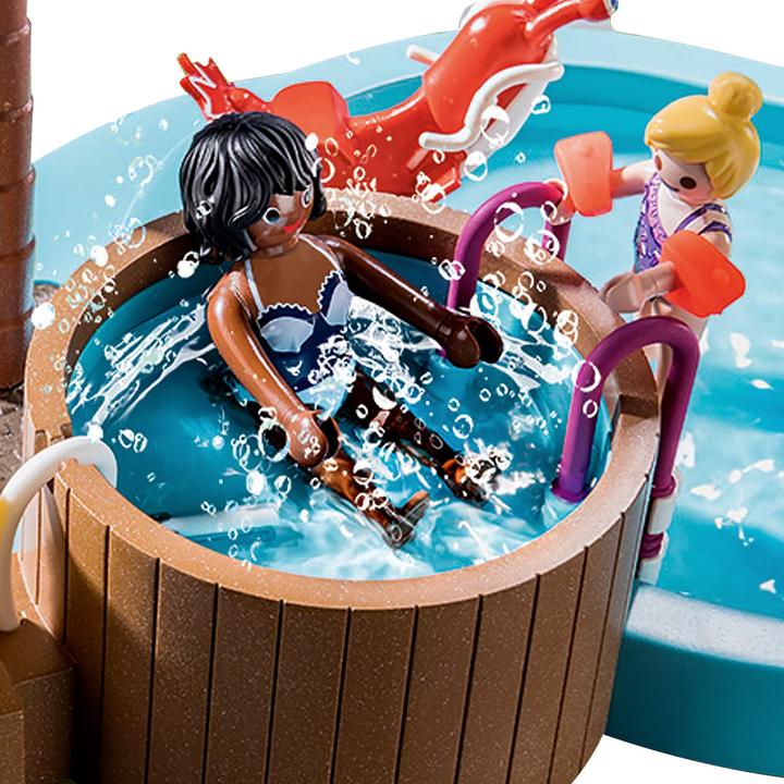 Actual product image Playmobil Children's pool with whirlpool (70611, Playmobil Family Fun)