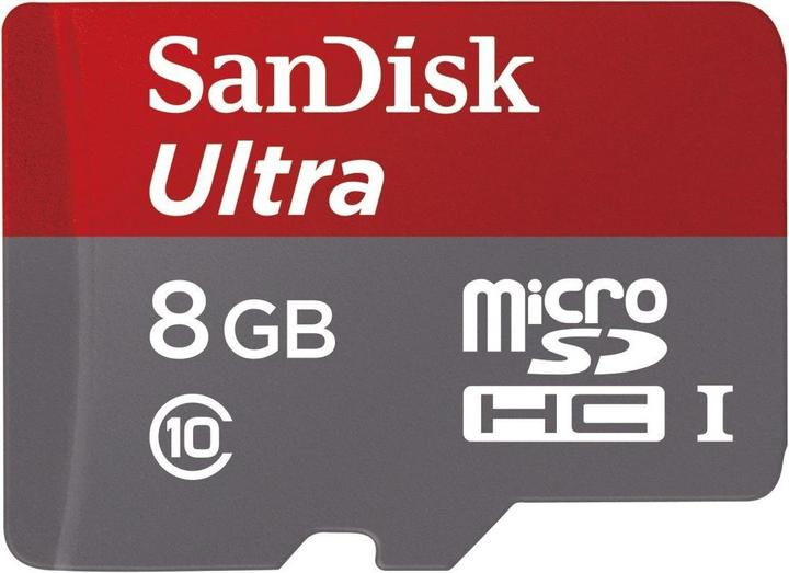 Produktbild SanDisk Ultra microSDHC (8 GB, microSDHC, UHS-I)