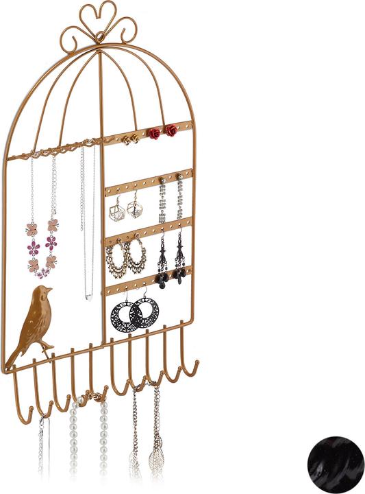 Actual product image Relaxdays Jewellery holder wall