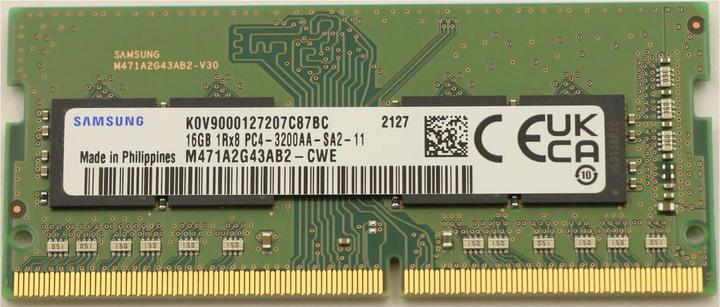 Image du produit Lenovo SoDIMM,16 Go,DDR4,3200,Samsung (1 x 16GB, 3200 MHz, RAM DDR4, SO-DIMM)