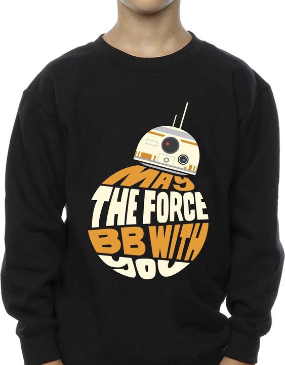 Actual product image Star Wars Boys May The Force BB8 Sweatshirt (152, 158)