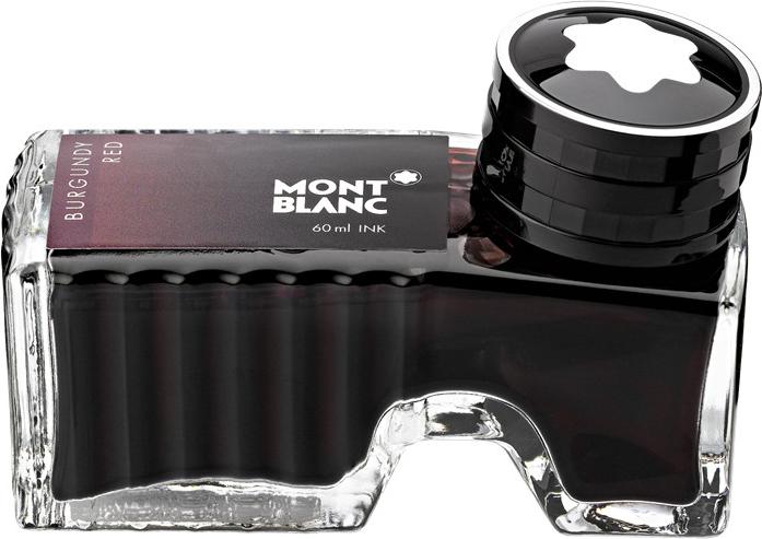 Actual product image Montblanc Ink 60ml 128188 bordeaux (Inkwell, Red)