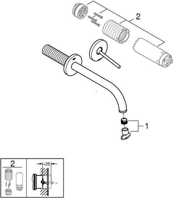 Immagine prodotto Grohe Miscelatore per lavabo Atrio a 2 fori