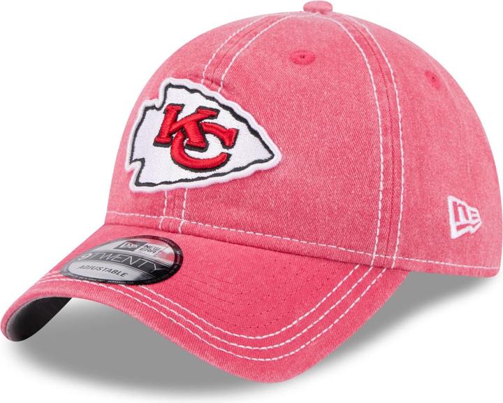 Actual product image New Era 9Twenty Cap - Washed Kansas City Chiefs Vintage Rot