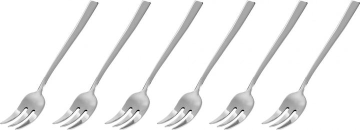 Image du produit Sambonet Rock Set de fourchettes à gâteau 6 pcs. (6 pièce(s), Set de couverts)