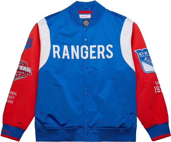 Produktbild Mitchell & Ness M&N Heavyweight Satin Jacket NHL New York Rangers - M (M)