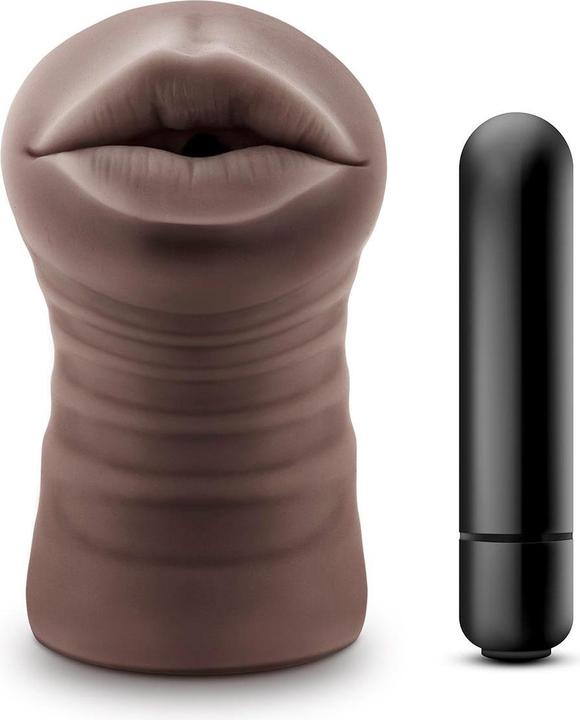 Actual product image Blush Enlust Krystal - AI Male Masturbator - Tight & Orbed Canal Stroker with Vibrating Bullet to Am
