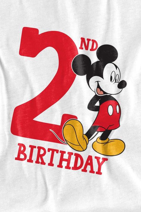 Actual product image Disney Childrens/Kids Mickey Mouse 2nd Birthday T-Shirt (140)