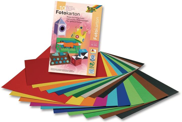 Image du produit Folia Bloc de carton photo (300 g/m², 10 x)