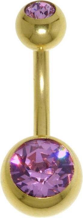 Bijouteria Bauchpiercing (Chirurgenstahl, Swarovski Kristall)