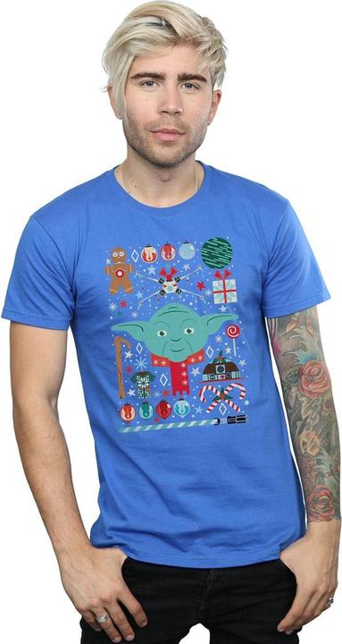 Image du produit Star Wars - T-shirt YODA CHRISTMAS - Homme (XL)