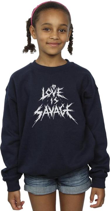 Actual product image Disney Girls Villains Love Is Savage Sweatshirt (152, 158)