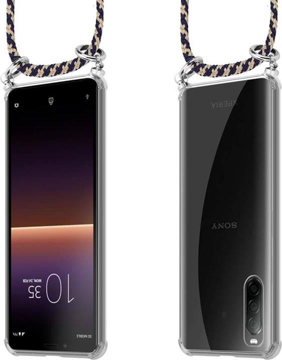 Produktbild Cadorabo TPU Handy Kette SILBER Cover