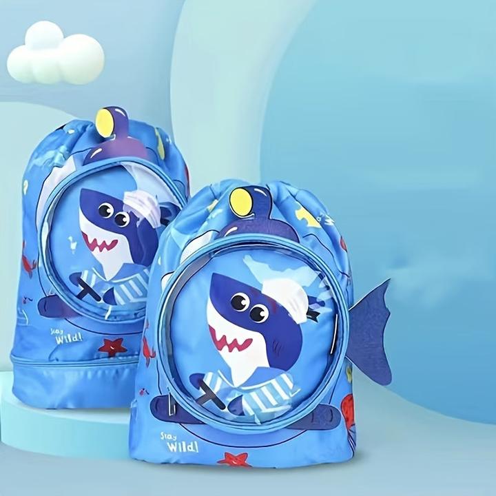 Immagine prodotto Only-Bags.Store 1 Stück wasserdichter Schwimmrucksack mit Fach für nasse und trockene Kleidung und Schuhfach -