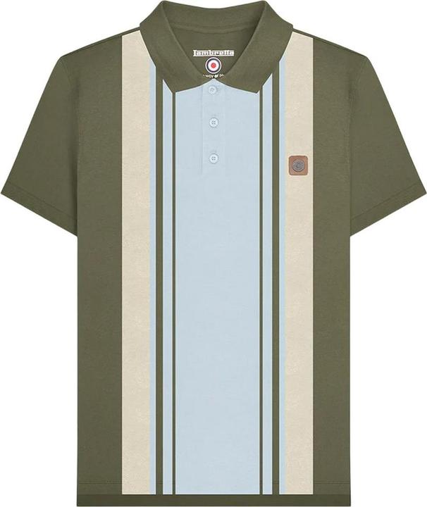 Actual product image Lambretta Mens SS25 Classic Polo Shirt (M)