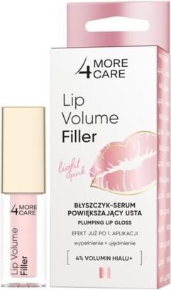 More4Care MORE4CARE Lip Volume Filler błyszczyk-serum powiększający usta Light Pink 4,8g