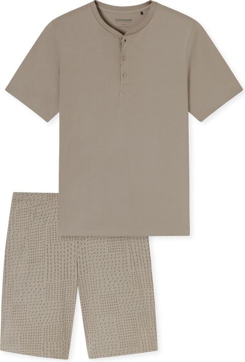Schiesser Bio-Baumwolle Pyjama