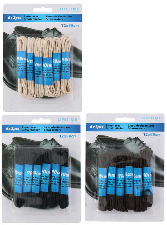 Immagine prodotto Lifetime Lacci per scarpe 6 paia 90cm PES (90 cm)
