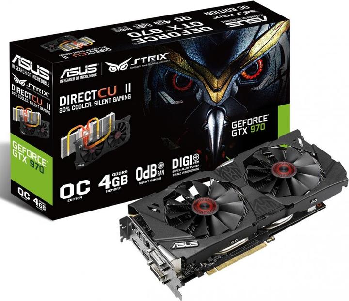 Actual product image ASUS Geforce GTX 970 STRIX (4 GB)
