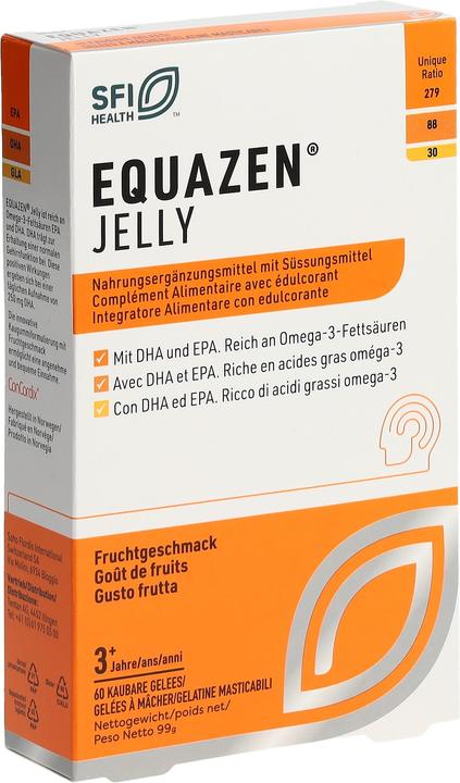 Produktbild Equazen IQ Equazen Jelly Kaubare Gelees/gelées à mȃcher/gelatine masticabili Blist 60 Stk (60 Stück, Gel, 135 g)