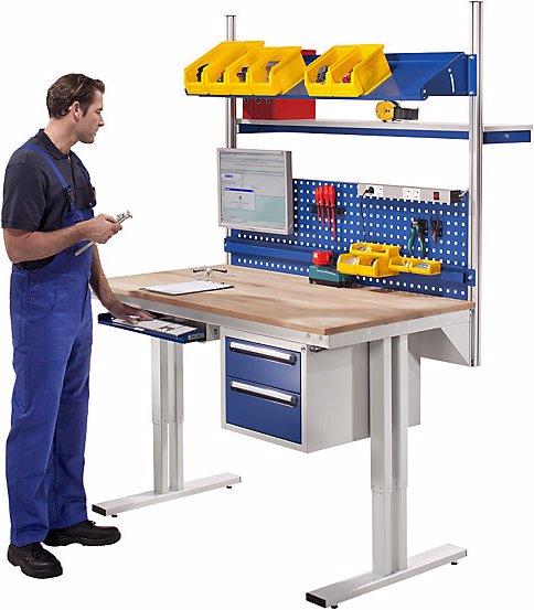 Immagine prodotto RAU Tavolo da lavoro, regolabile elettricamente in altezza (80 cm, 100 cm)