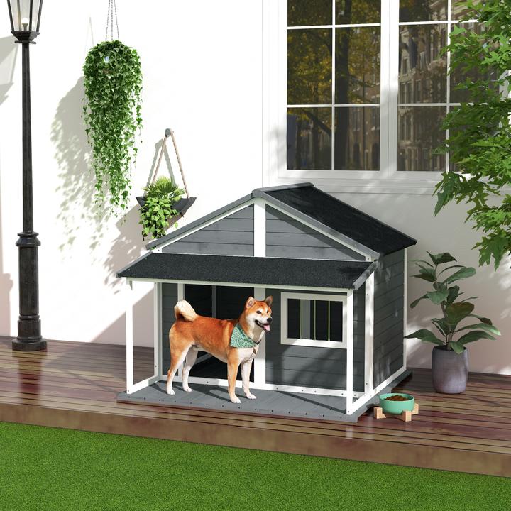 Actual product image PawHut Dog kennel with raised floor (Dog house)