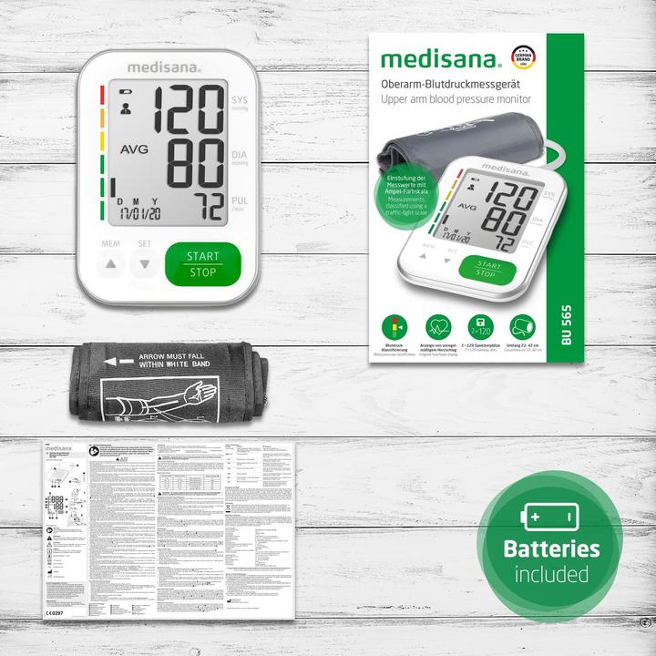 Produktbild Medisana BU 565 (Blutdruckmessgerät Oberarm)