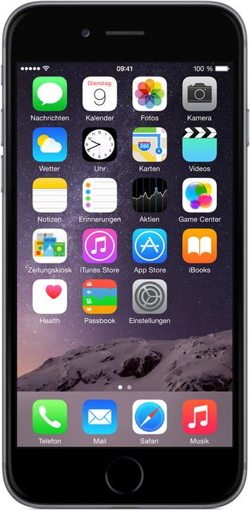 Apple iPhone 6 (128 GB, Space Gray, 4.70", Single SIM, 8 Mpx, 4G)