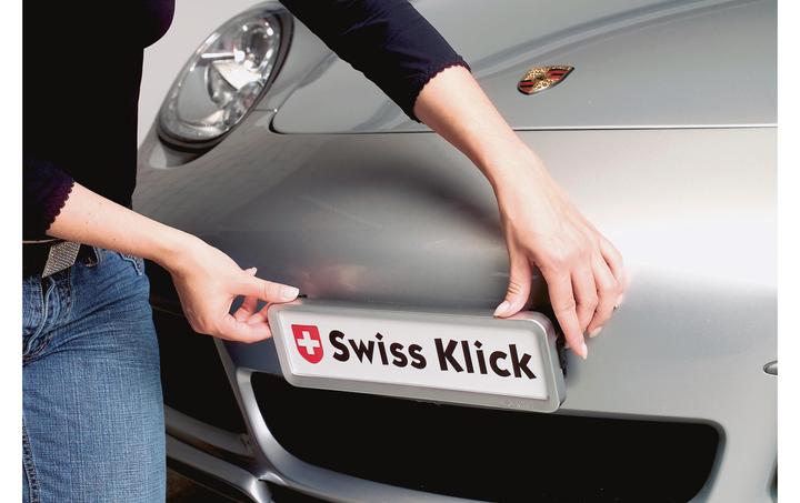 Image du produit Swissklick Kit de porte-numéros interchangeables portrait 30x8cm 30x16cm (Avant + arrière, Format portrait, Format long)