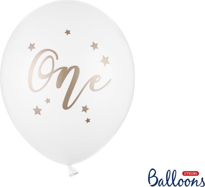 Produktbild Partydeco Ballons zum 1. Geburtstag "One