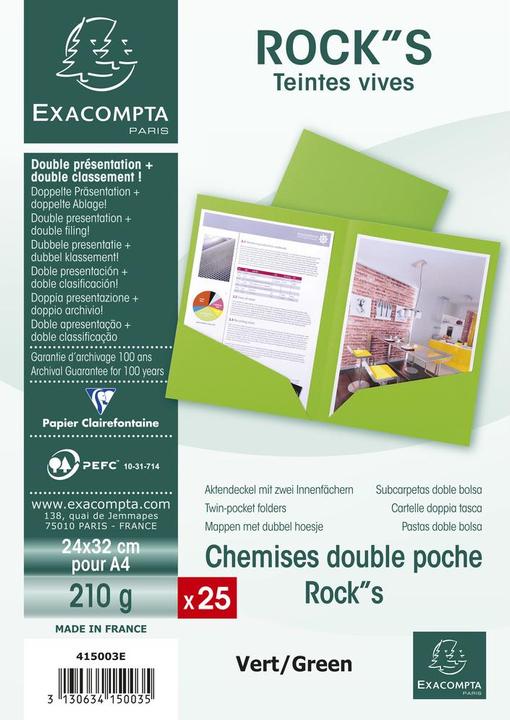 Produktbild Exacompta Sammelmappen - Aktendeckel (A4, 100 x)