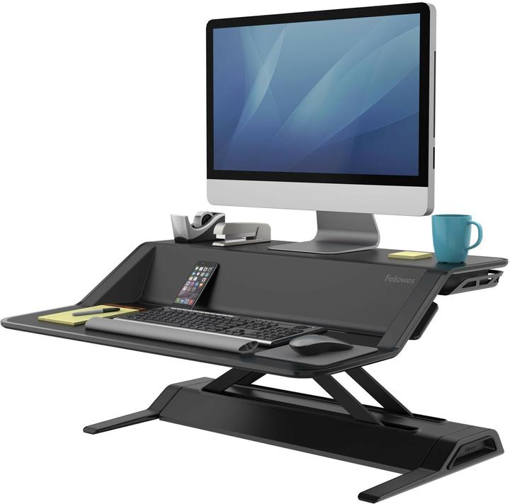 Actual product image Fellowes Lotus sitting/standing workstation