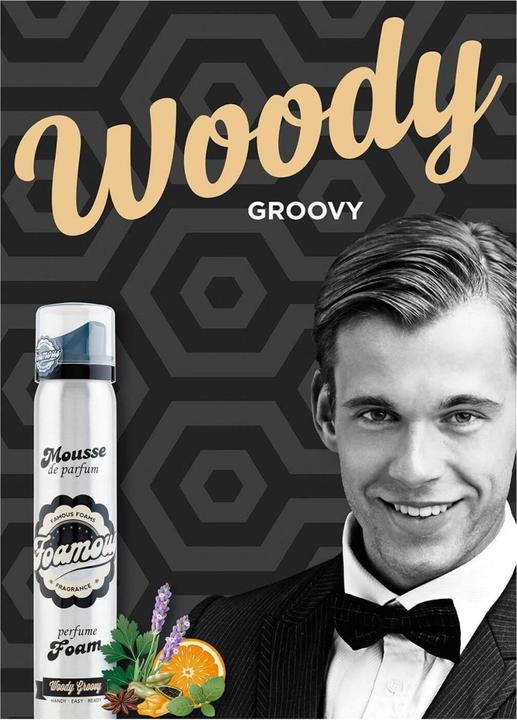 Actual product image Foamous - Woody Groovy Mousse de Parfum (Eau de parfum, 100 ml)