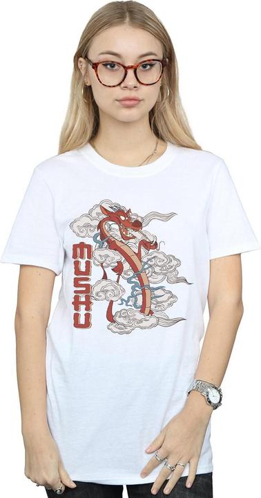 Immagine prodotto Disney Mulan Mushu Dragon Maglietta Ampia Donna (M)