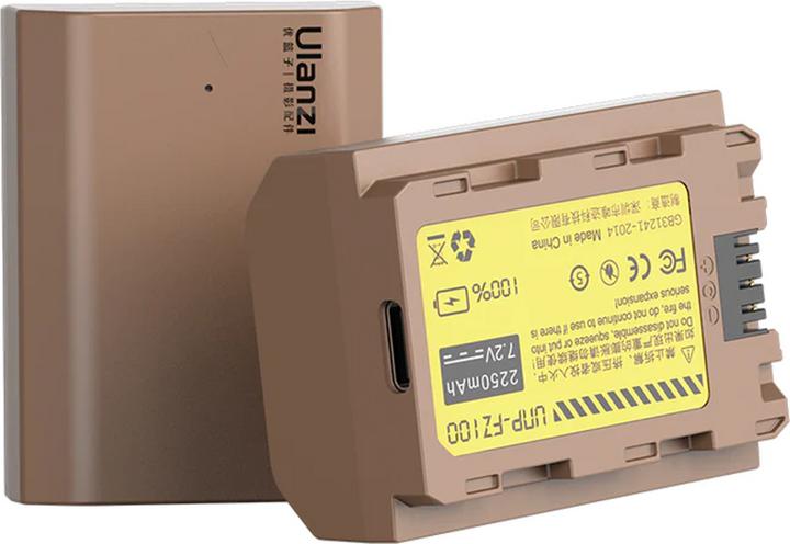 Actual product image Ulanzi UNP FZ100 Full Decode Battery with Type c Charge Port (Rechargeable battery)