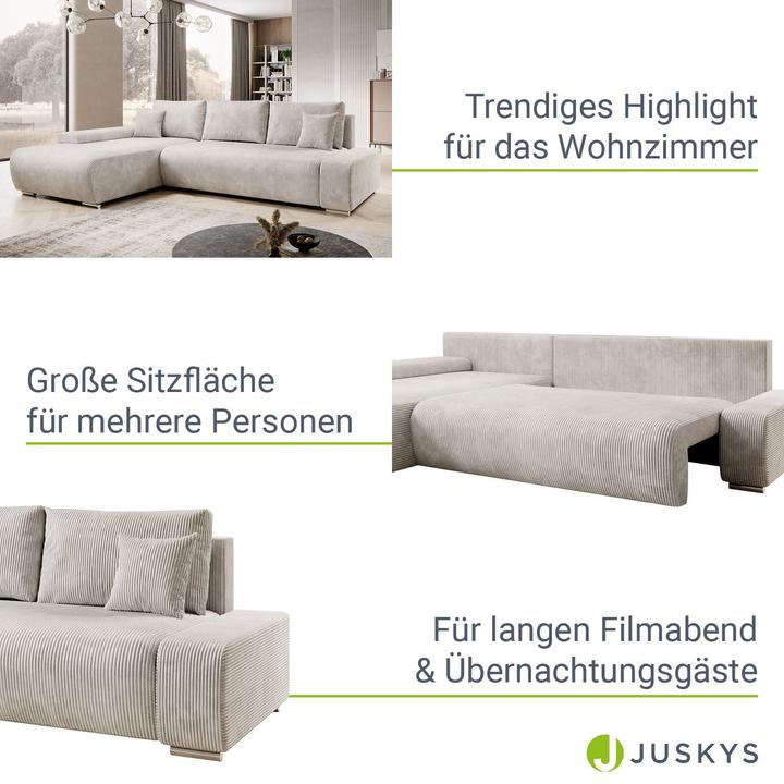 Image du produit Juskys Iseo (Canapé d'angle)