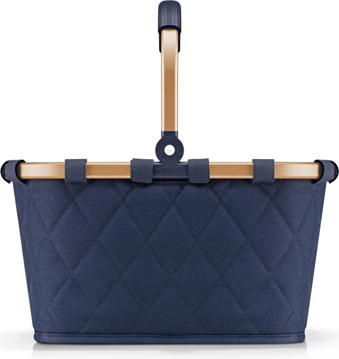 Actual product image reisenthel carrybag XS frame rhombus midnight gold