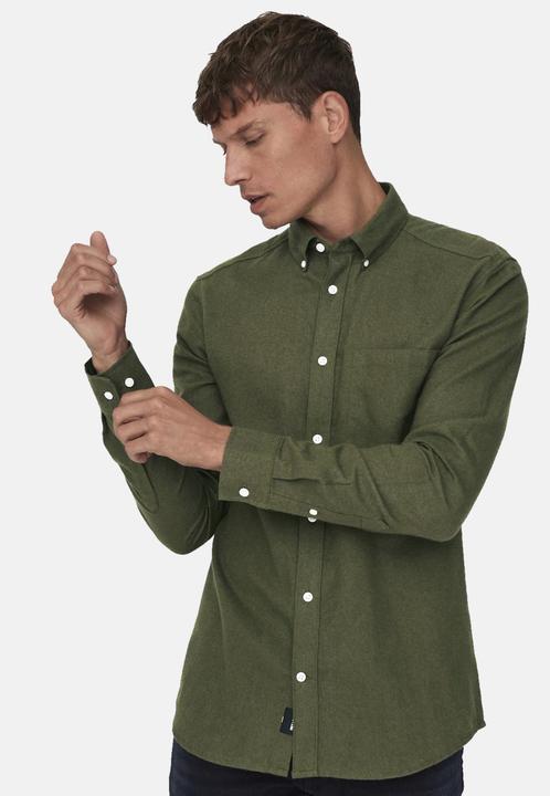 Image du produit Only & Sons Chemise unie à manches longues (XS)