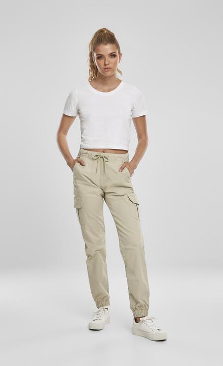 Actual product image Urban Classics Ladies High Waist Cargo Jogging Pants (XL)