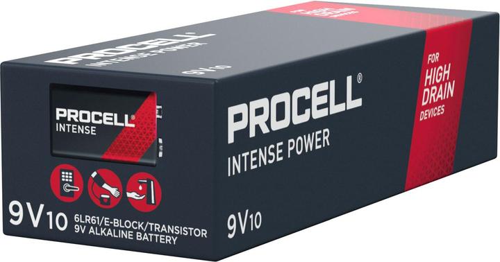 Actual product image Duracell Procell Intense Power (10 pcs., 9V Block, 673 mAh)