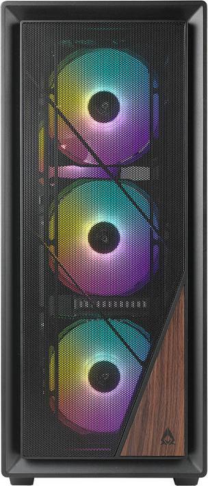Actual product image Azza Boitier Moyen Tour ATX Forest RGB avec panneau vitré (Noir) (ATX, mATX, ITX)