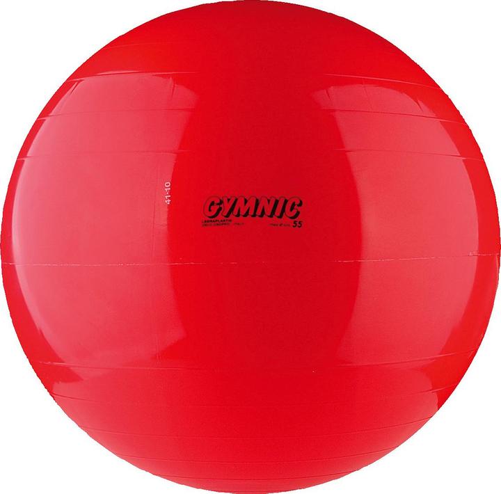 Actual product image Ledraplastic Gymnic exercise ball, ø 55 cm, red (55 cm)