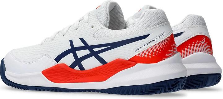 Actual product image ASICS Performance Gel Resolution 9 GS Clay Tennis Shoe Kids (37)