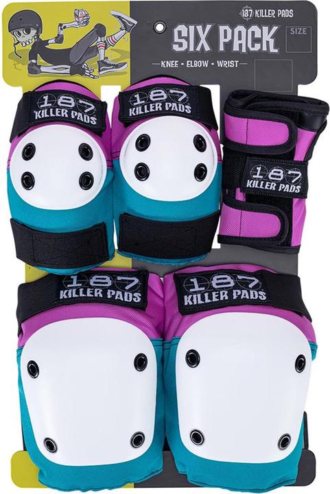 Produktbild 187 Killer Pads Six Pack (S/M, Protektorenshorts, 6 Stück)