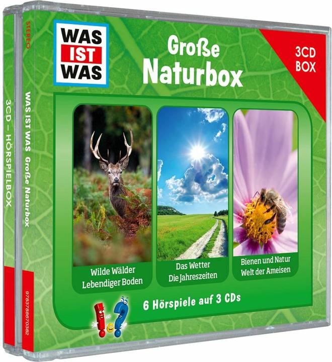 Actual product image Tessloff 3-CD radio play box Vol. 15 - Large nature box (Tessloff Verlag Ragnar Tessloff GmbH & Co.KG, German)