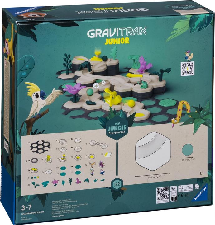 Image du produit Ravensburger GraviTrax RAV GraviTrax Junior Kit de démarrage L Jungle 27499